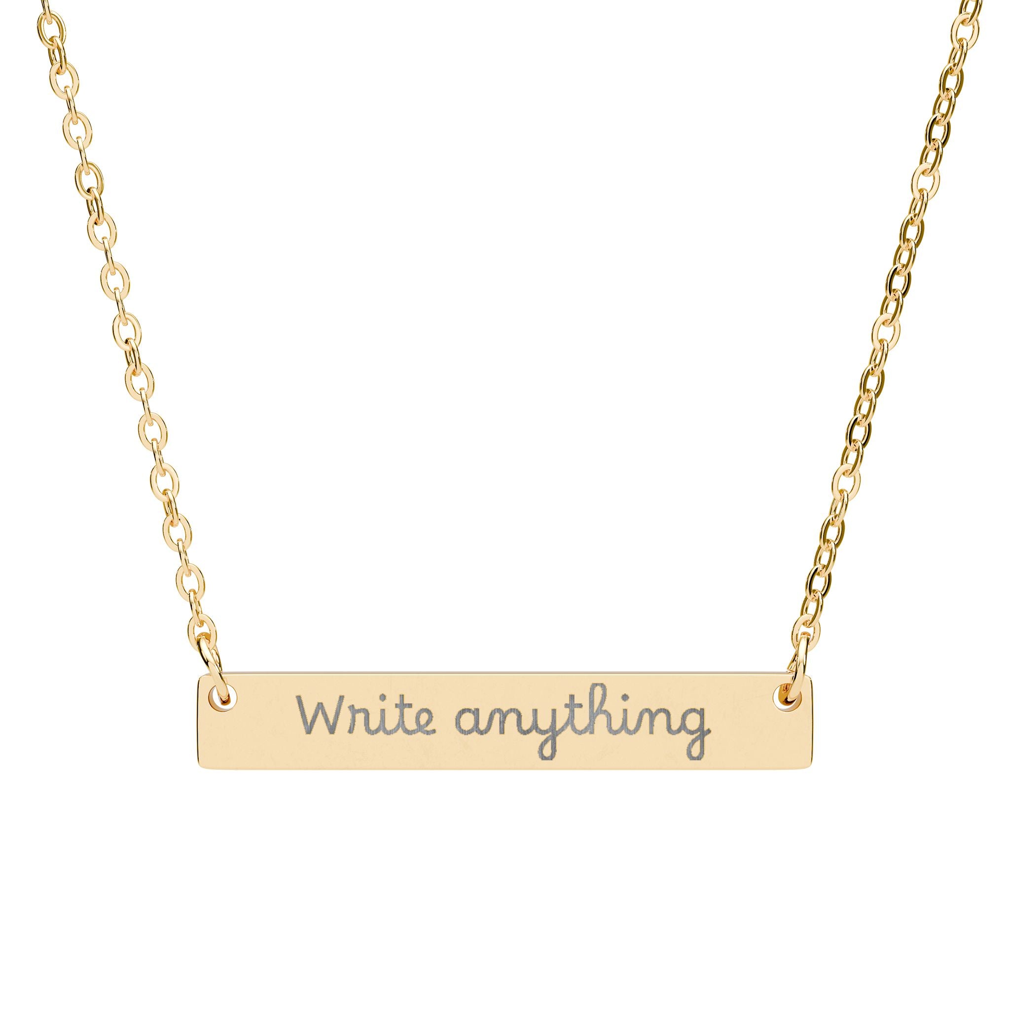 Customizable Engraved Necklace