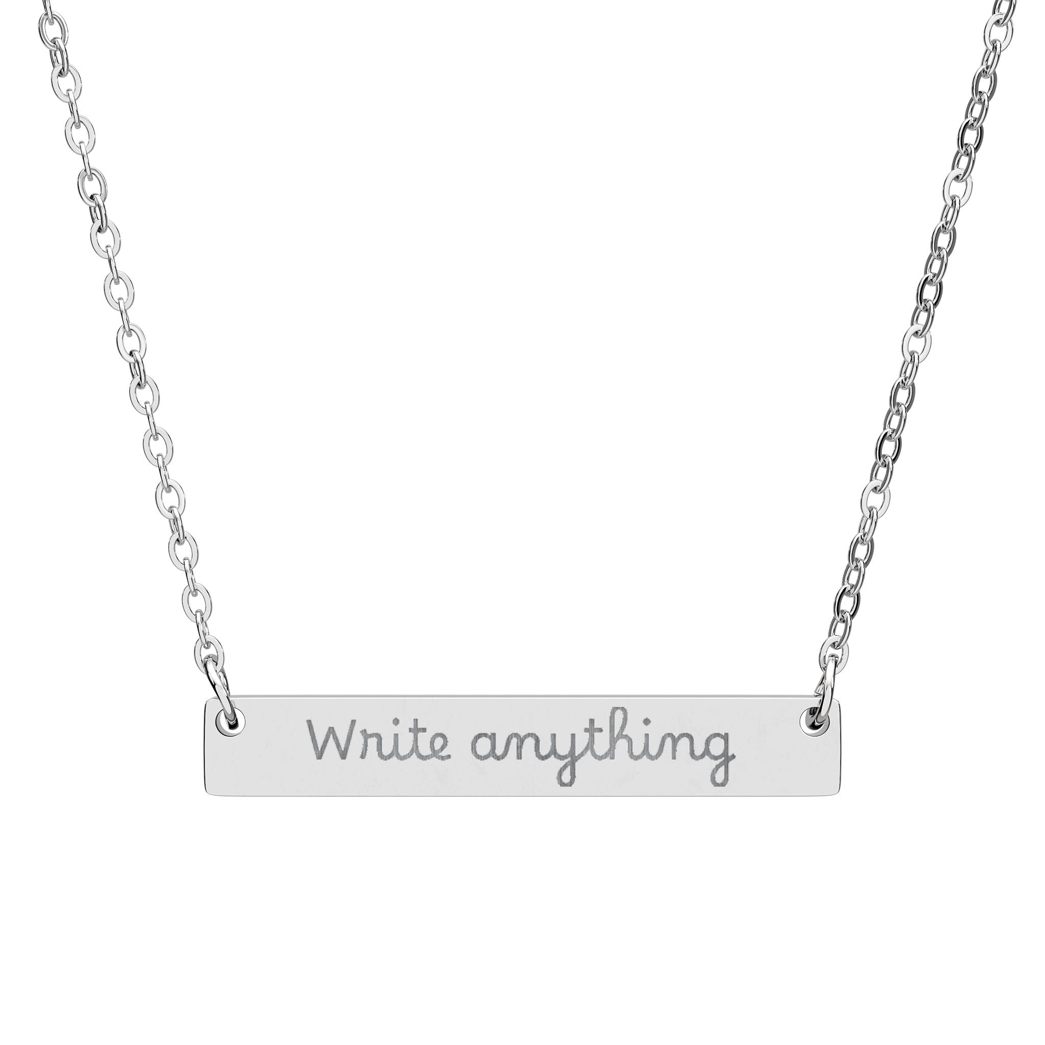 Customizable Engraved Necklace