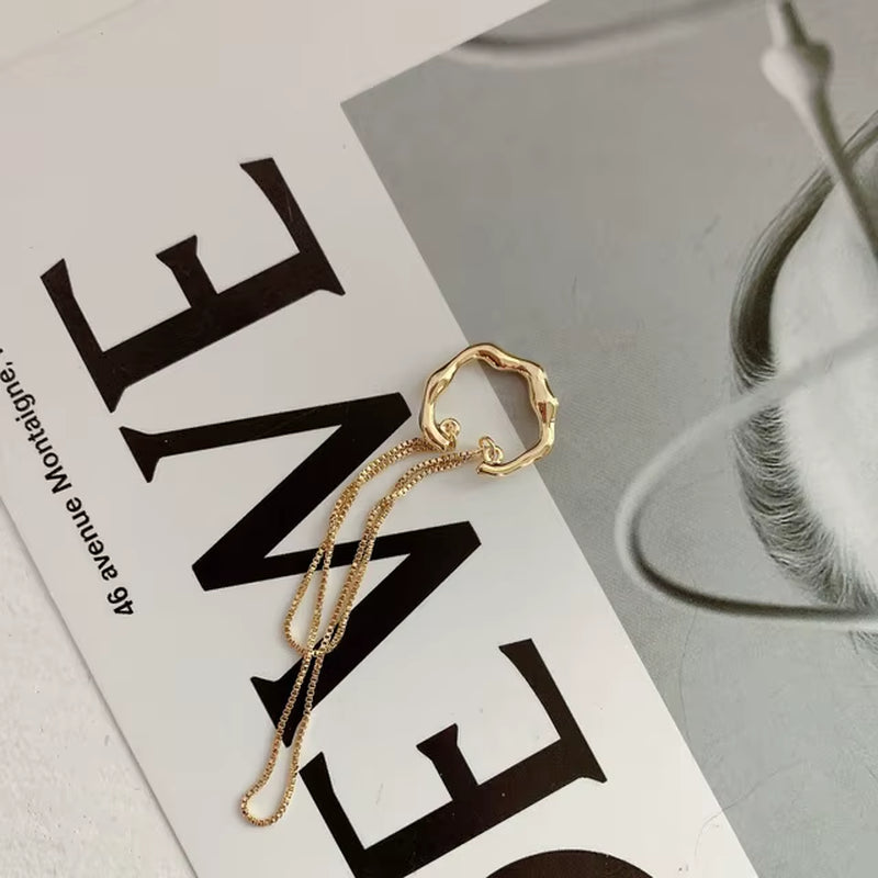 Gilded Cascade Earrings 