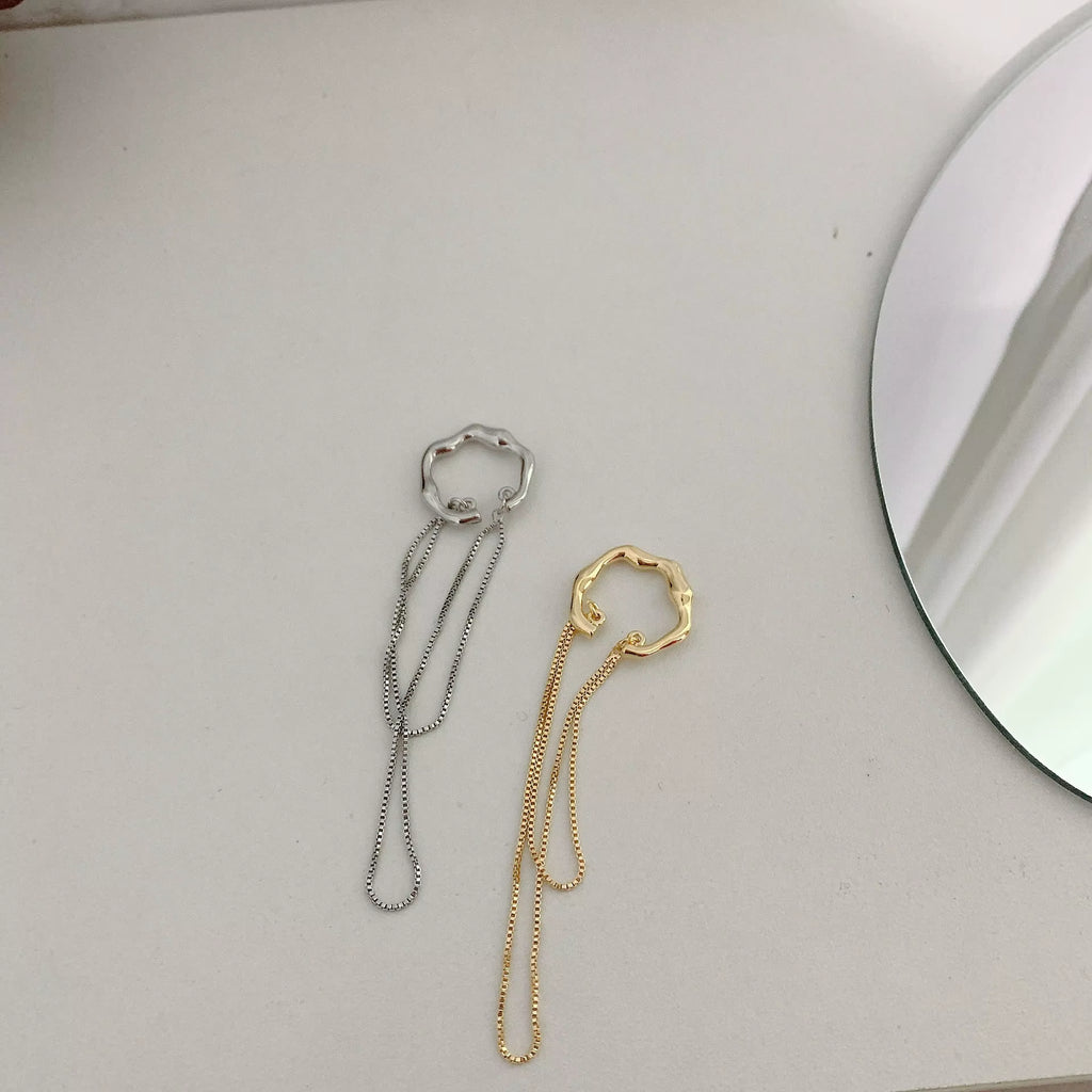 Gilded Cascade Earrings 