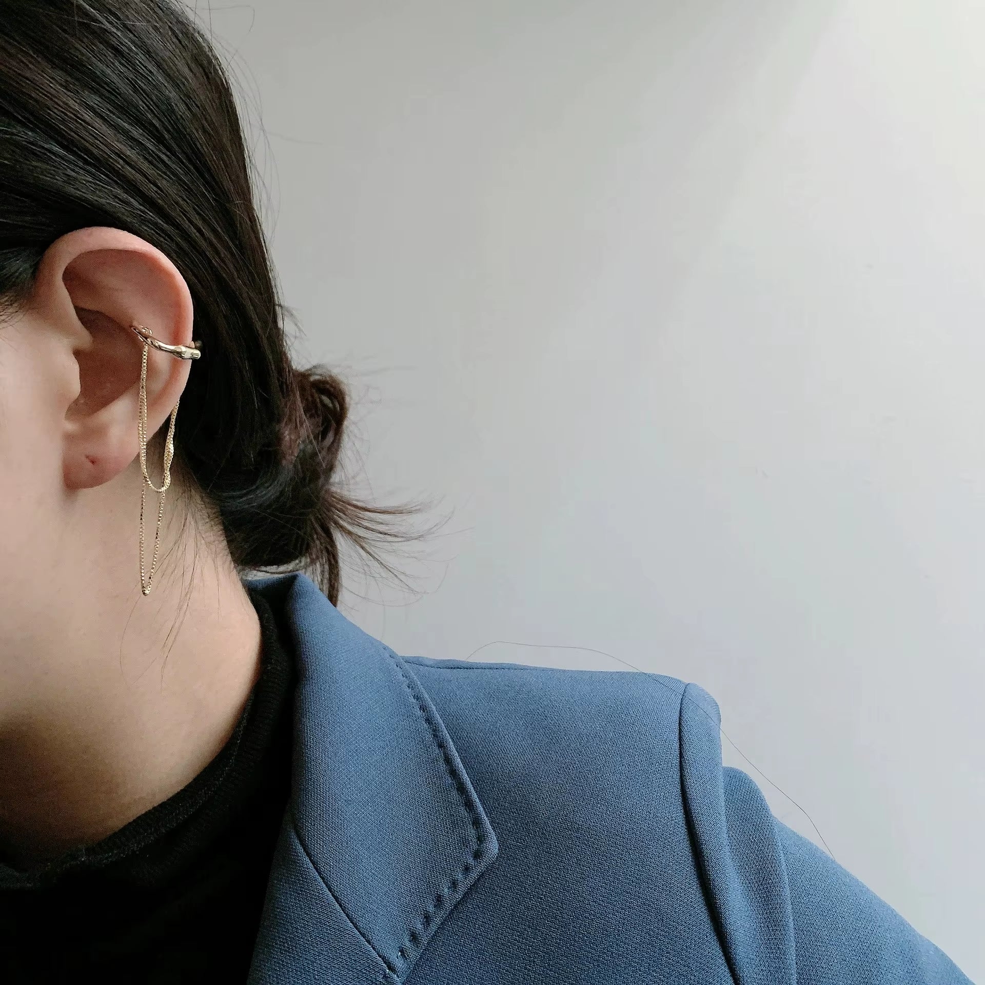 Gilded Cascade Earrings 