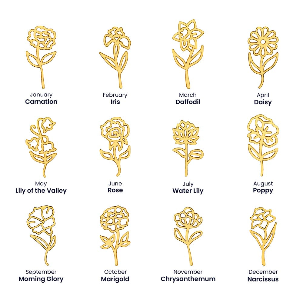 My Blooming Name Neckalce